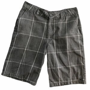 O’Neill Gray Plaid Shorts Size 30